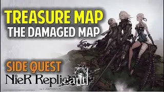 Where to find the Treasure Map | The Damaged Map Side Quest | Nier Replicant