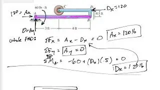 Statics - Frames and machines problem 1