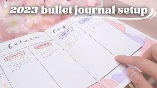 Simple 2023 Bullet Journal Setup *BEGINNER FRIENDLY* ☁️