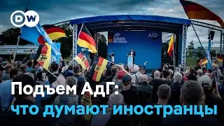 Рост популярности правых популистов из АдГ - что говорят живут на востоке Германии иностранцы