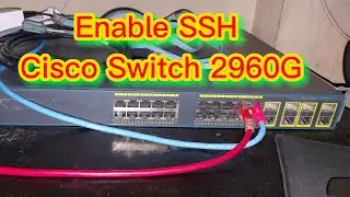 Enable SSH on Cisco Switch 2960G