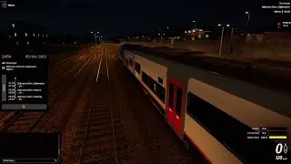 НОЧНАЯ СМЕНА В ЭЛЕКТРИЧКЕ ►SimRail 2021 - The Railway Simulator: Prologue