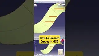 How to Smooth Curves in CATIA V5 #design #catiav5 #cadsoftware