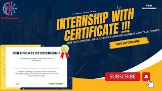 [2023] Internship Program For CS/IT/BCA/MCA/Engineering Students | Offer Letter And Certificate.