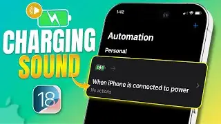 How To Change Charging Sound On iPhone With iOS 18 | Edit Charging Sound on iPhone