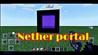 HOW TO MAKE NETHER PORTAL IN MINECRAFT 😎 | #minecraft #shortsfeed #shorts #ytshorts #memes #meme