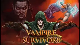 Vampire Survivors игра на выживание, разработанная в стилистике ретро.