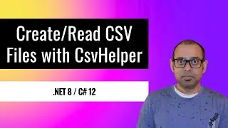 Use CsvHelper for writing and reading CSV files