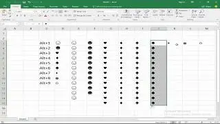 How to Add Number and Bullet Point in Microsoft Excel 2017