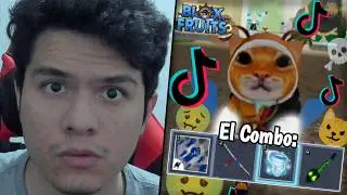 Pruebo Combos RANCIOS de Tik Tok 😴 #8 (Blox Fruits)