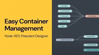 Prescient: Container Management Made Easy Using Node RED and Prescient Designer