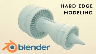 Hard Edge Modeling / Sharp Edge Modeling - Blender tutorial