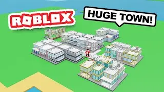Building a HUGE TOWN in ROBLOX TINY TOWN TYCOON