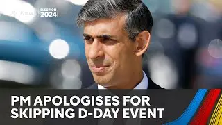 Leaving D-Day events early was a 'mistake' says Prime Minister