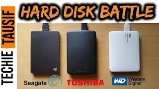 External Hard Disk Comparison | Seagate Vs Toshiba Vs WD | Speed Test | 2018