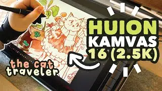 Huion Kamvas Pro 16 (2.5K) Review // Trying clip studio paint again!