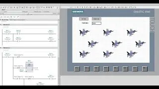 Aeroplanes flying on Siemens HMI