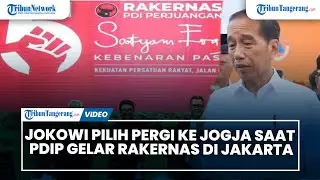 Jokowi Pilih Pergi ke Jogja Saat PDIP Gelar Rakernas di Jakarta