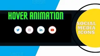 Social Media Icons with Awesome Hover Effect using HTML & CSS