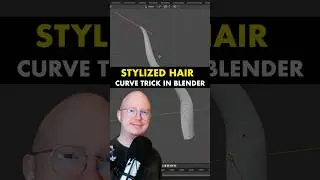 Quick tip for creating stylized hair in Blender: use curves!