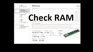 How to check RAM size and speed on Windows 10 or Windows 11 for Free