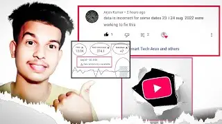 data temporarily unavailable_ [known issue] 9/1/2022 youtube studio data is incorrect from aug 23-25
