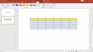 How to create custom table style in PowerPoint