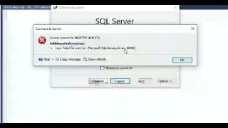 HOW TO SOLVE SQL SERVER LOGIN ERROR