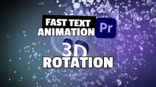 Easily Add 3D Text Rotation in Premiere Pro (Step-by-Step Tutorial)