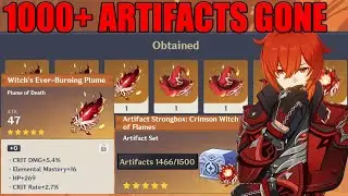 1000+ Artifact Crimson Witch Strongbox - Genshin Impact