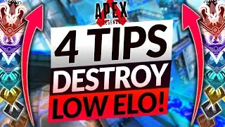 4 Tips to CLIMB FROM LOW ELO! Rank Up FAST - Apex Legends Season 19 Guide