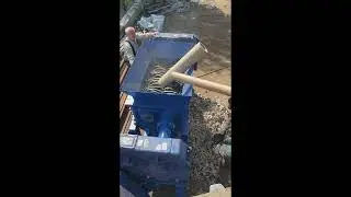 Измельчение картонных втулок разного диаметра