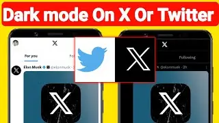 How To Enable Dark Mode On X Or Twitter | Dark Mode On X | New Update Twitter 2024