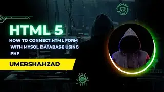 Connect HTML Form to MySQL with PHP !! 