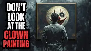 DON'T LOOK at the Creepy CLOWN PAINTING