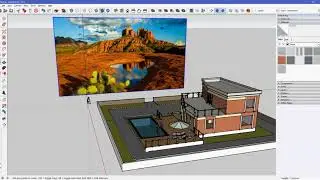 SketchUp 12 Вставка изображения