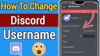 How To Change Your Discord Username (Updated 2021) | Change Discord Username