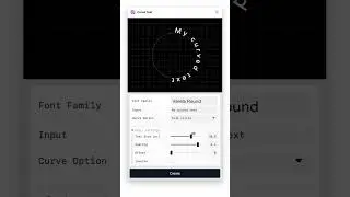 Curved text in Figma #figma #figmadesign