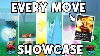Showcasing EVERY Move in Anime story.. (ROBLOX)