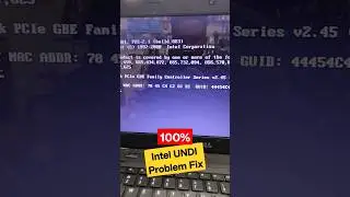 intel undi pxe-2.1 build 083 no bootable device Error Fix100%