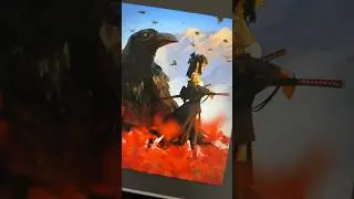 Drawing the Giant Crow 👹