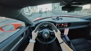 PORSCHE 911 CARRERA 4S от ПЕРВОГО ЛИЦА | По Москве под русские хиты 10-ых