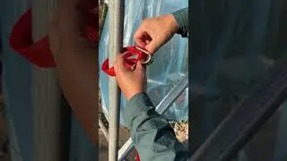 Works Perfectly❗️A Great Tip for Securing a Strap to a Post❗️