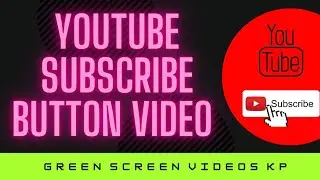 Youtube Subscribe Button Green Screen Video #Greenscreen #Subscribebutton