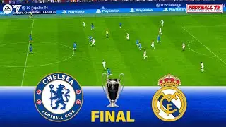 Chelsea vs Real Madrid - UEFA Champions League Final | Ft. Mbappe Rodrygo | FC 24 Gameplay