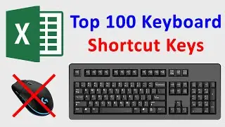 Excel keyboard shortcuts | Excel 100 daily useful shortcut keys | Computer user must know