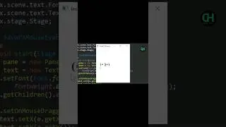 MouseEvent in JavaFX #DarkHers #darkhers #programming #java #bhfyp #youtubeshorts #shorts #fyp