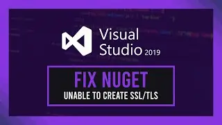 Fix Visual Studio NuGet Unable to load | Could not create SSL/TLS secure channel