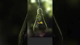 How to Light Bulbs in Photoshop | Bulb Light Manipulation | Photoshop Tutorials Short