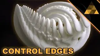 How to use Control Edges in 3Ds Max - 3D Modeling for Beginners